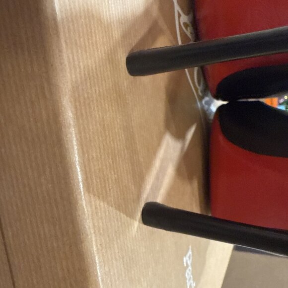 Christian Louboutin Malefissima Napa Shiny Black Stilettos 100 - Picture 8 of 11